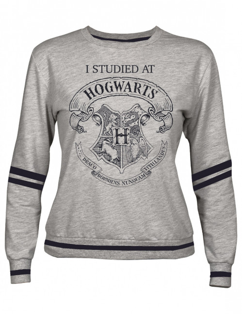 Sweat femme Harry Potter gris I studied at Hogwarts