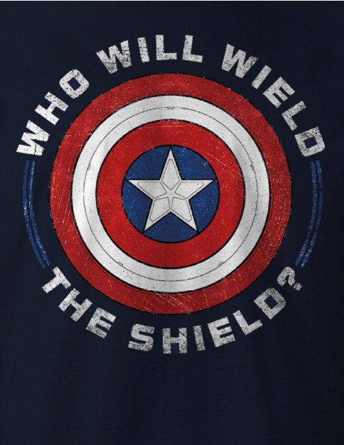 T-shirt Falcon et le Soldat de l'Hiver MARVEL - Wield the shield painting