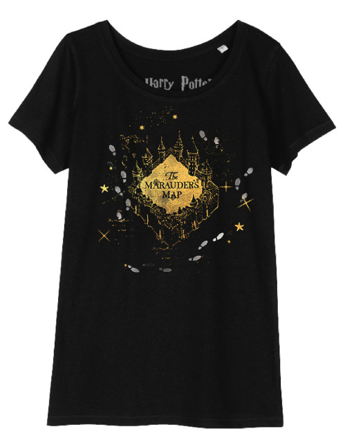 T-shirt Femme Harry Potter - The Marauder's Map