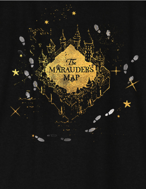 T-shirt Femme Harry Potter - The Marauder's Map
