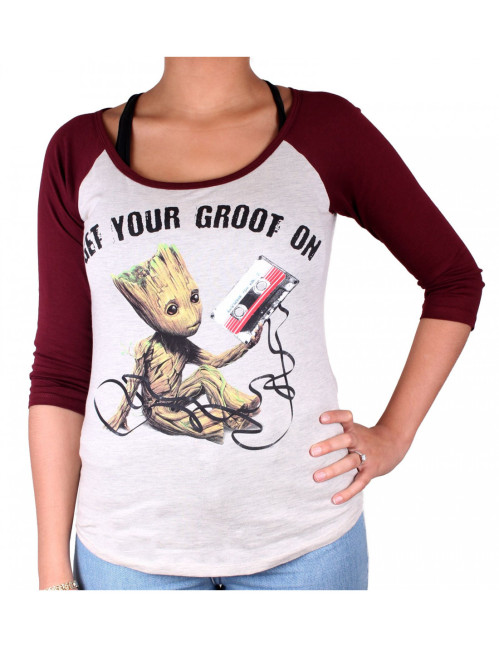 T-Shirt Groot Audiotape femme