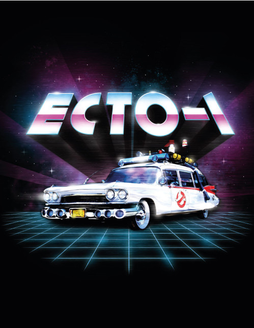 Tee-Shirt Ghostbusters Ecto 1