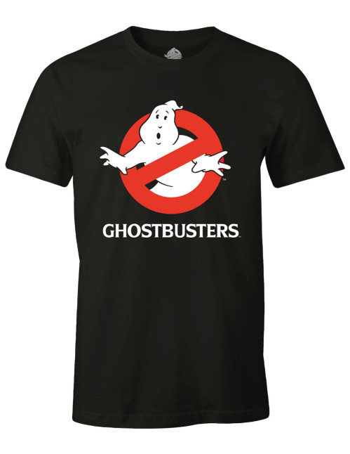 Tee-Shirt Ghostbusters noir Logo classique