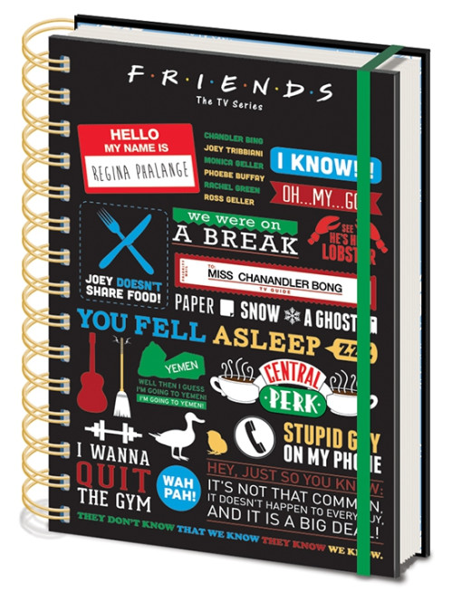 Carnet Bloc Notes A5 Friends