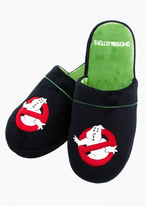 Chaussons Adulte Noirs Ghosbusters