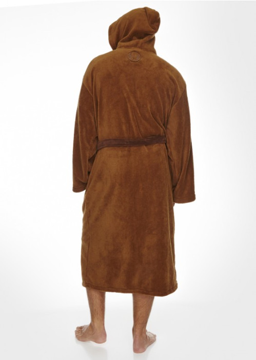 Peignoir Adulte Marron Avec Ceinture Jedi Star Wars