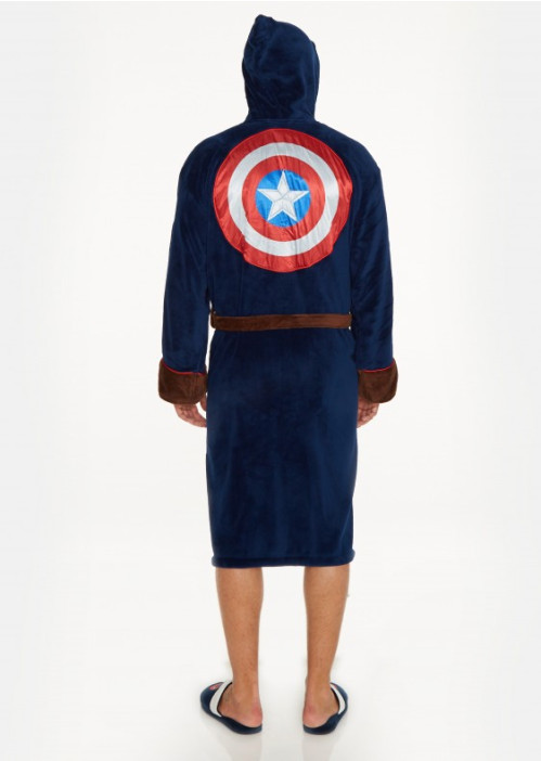 Peignoir Bleu Civil War Captain America