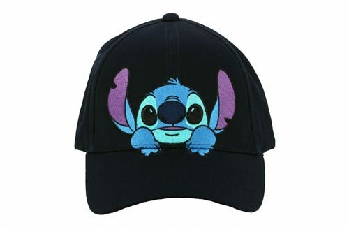 Casquette Stitch Disney bleu marine brodée