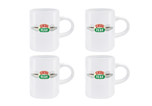 Set 4 tasse Central Perk 125ml Friends