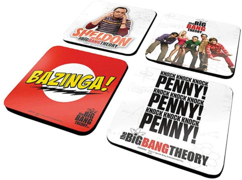 Set de sous verres Big Bang Theory