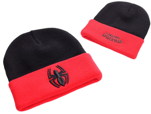 Bonnet Noir et Rouge Back Spider Spiderman