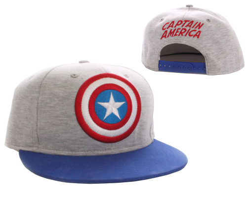 Casquette Grise Logo Captain America