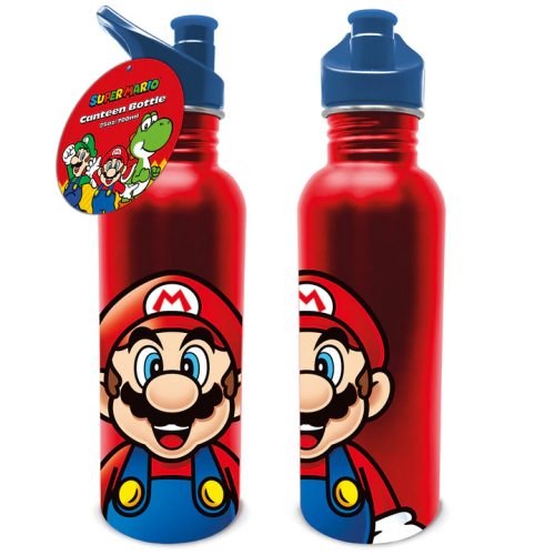 Gourde Mario Smile métal Nintendo