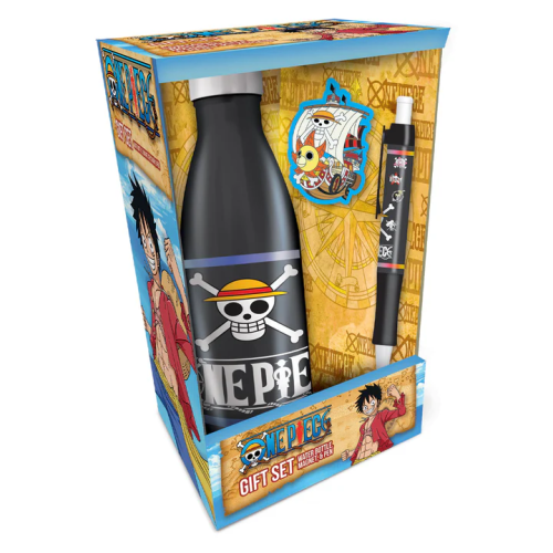 Set One Piece Gourde porte clé et crayon Les Chapeaux de Paille