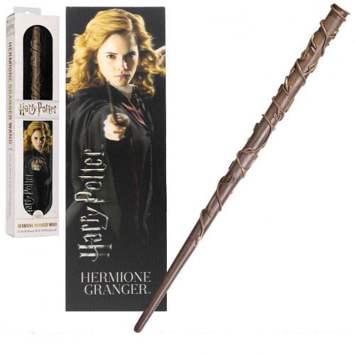 Baguette Hermione Granger 30 cm et marque page 3D