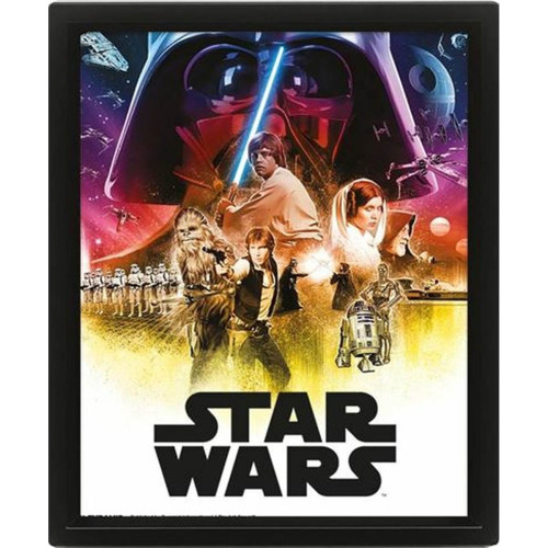 Cadre Star Wars Episodes IV & V 3D