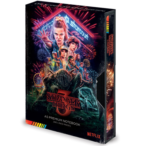 Carnet Bloc Notes A Stranger Things VHS