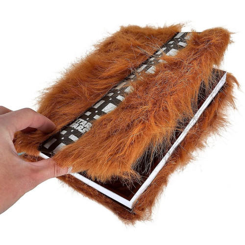 Carnet Bloc Notes Star Wars Chewbacca velu A5