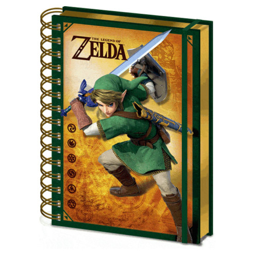 Carnet Bloc Notes Zelda 3D