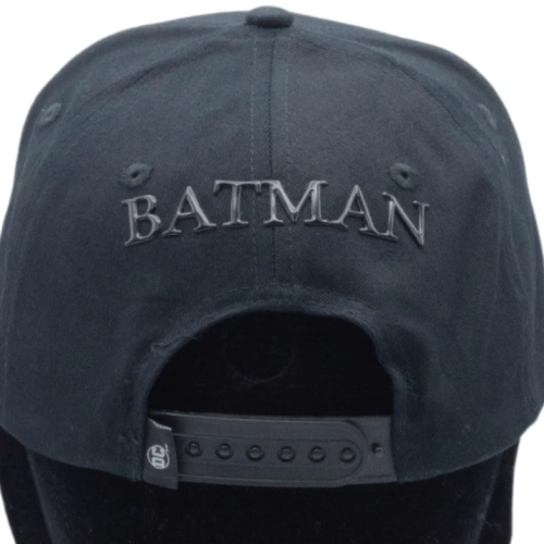 Casquette Batman noire logo 3D brillant