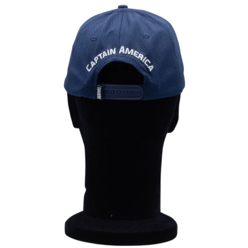 Casquette Captain America marine logo brodé 3D