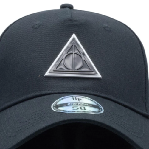 Casquette Harry Potter noire reliques de la mort 3D