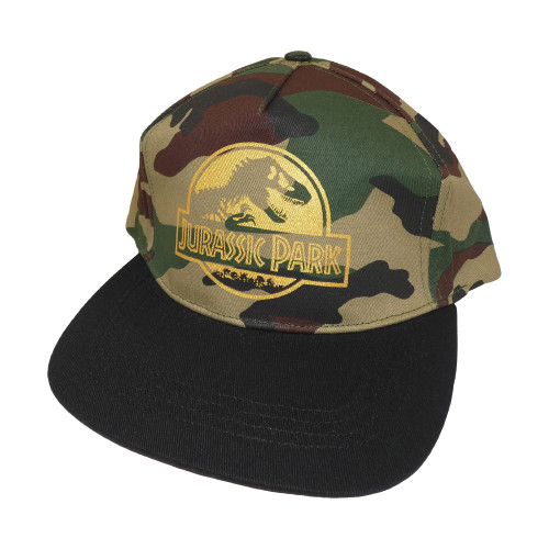 Casquette Jurassic Park camouflage logo gold