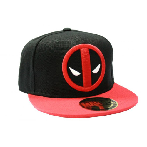 Casquette Noire Snapback Logo Deadpool