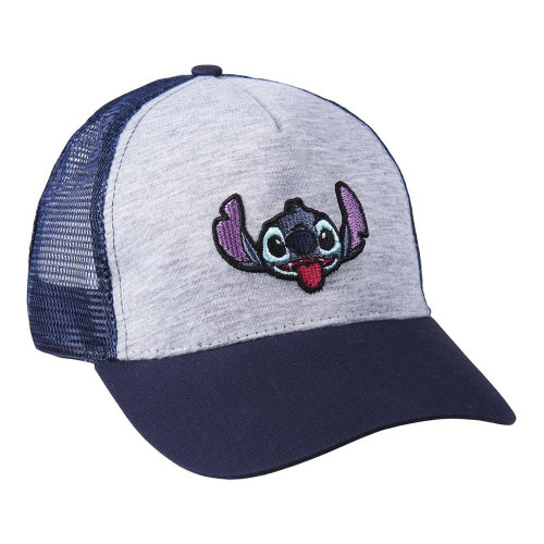 Casquette Stitch Disney Trucker bleue et grise