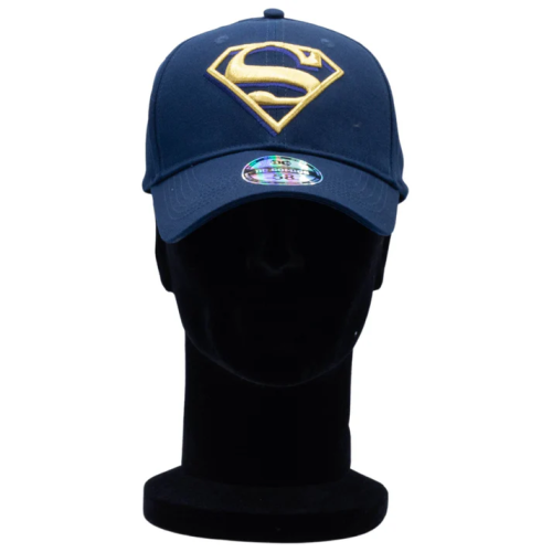 Casquette Superman DC Comics marine logo gold