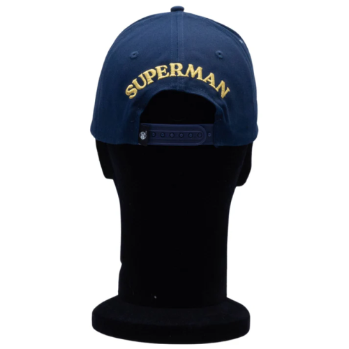 Casquette Superman DC Comics marine logo gold