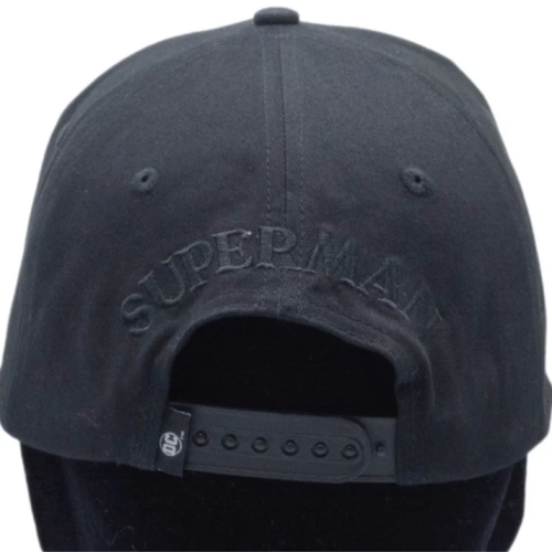 Casquette Superman DC Comics noir logo 3D brillant