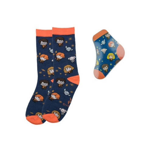 Chaussettes magiques compressées Harry Potter Kawaii-Orange