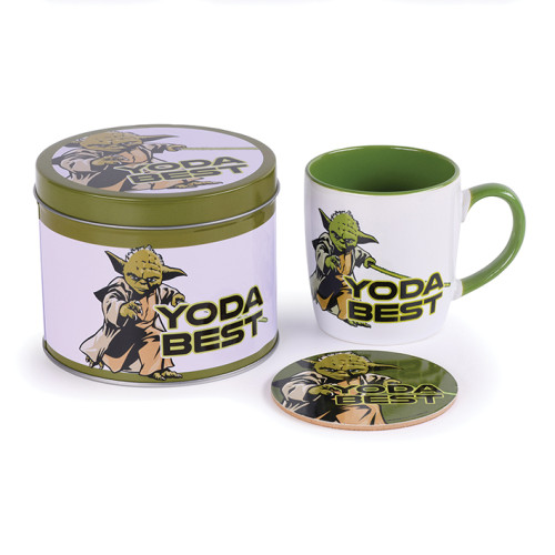 Tasse et dessous de verre Star Wars (Yoda Best)