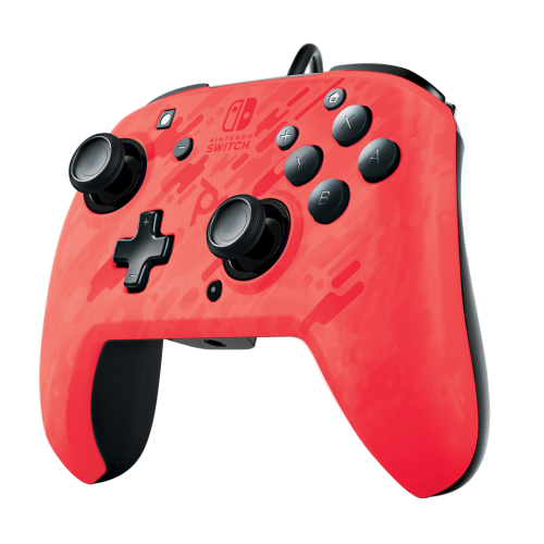 Manette Nintendo Switch Official Deluxe+ Audio Wired Red