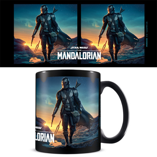 Mug Star Wars The Mandalorian Black