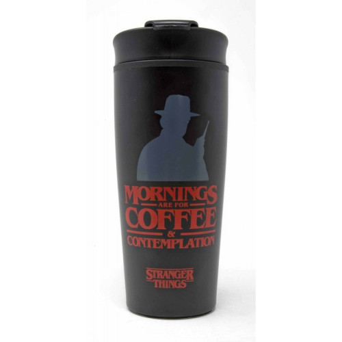 Mug de voyage Stranger Things Mornings Coffee