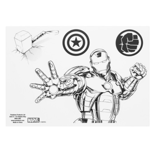 Pack de 16 stickers Avengers Marvel
