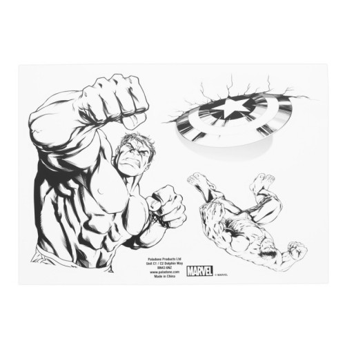Pack de 16 stickers Avengers Marvel