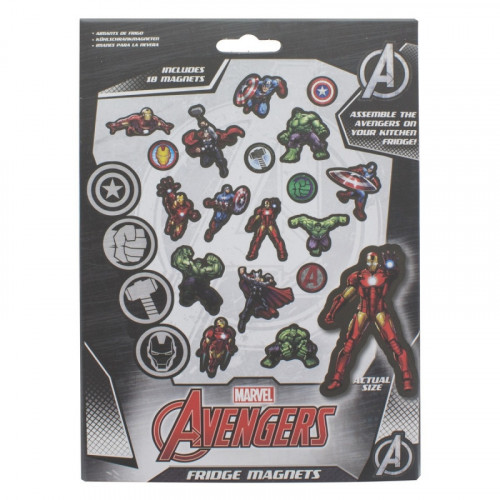 Pack de 18 aimants magnets Avengers Marvel