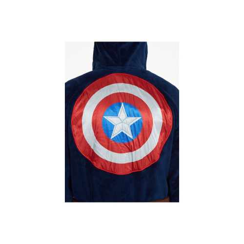 Peignoir enfant Bleu Shield logo Captain America 3456