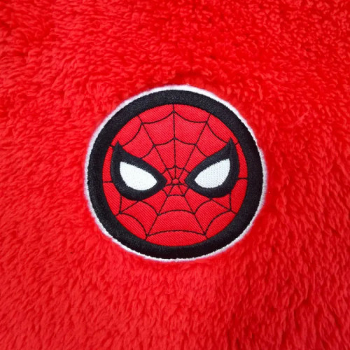 Peignoir Spiderman adulte rouge et noir MARVEL