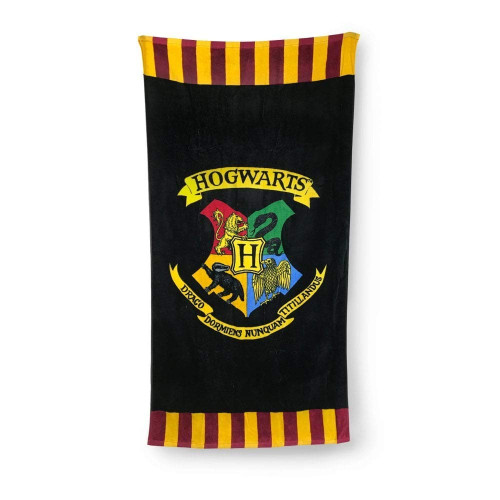 Serviette de bain Harry Potter Poudlard 75 x 150 cm