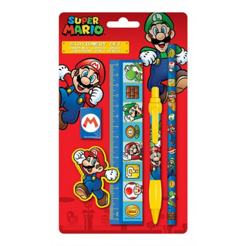 Set papeterie Super Mario Nintendo