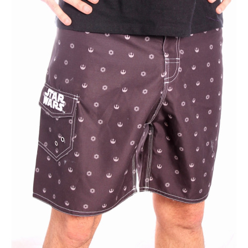 Short de Bain Noir All Over Star Wars