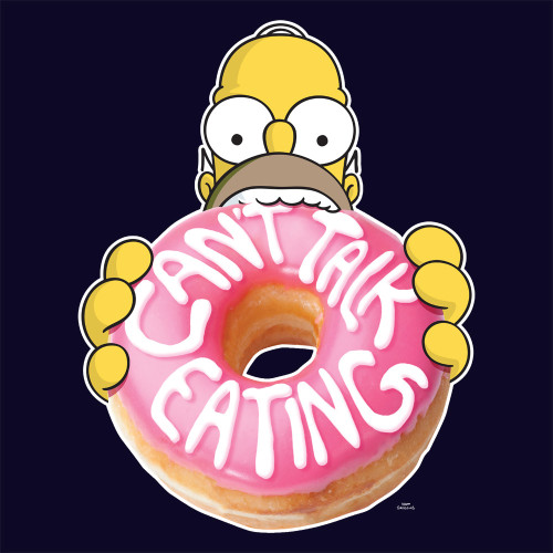 T-shirt Simpsons Homer Donut