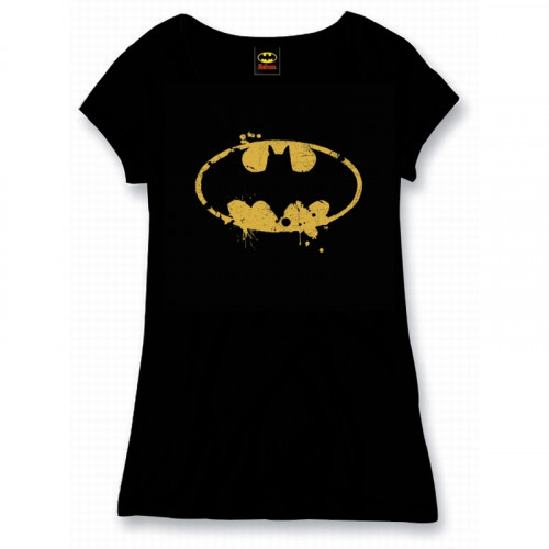 Tee Shirt Femme Noir Vintage Batman