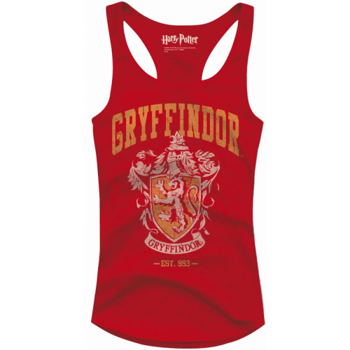 Débardeur Femme Rouge Gryffondor Harry Potter