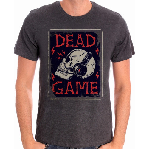 Tee-Shirt Gris Dead Game Geek