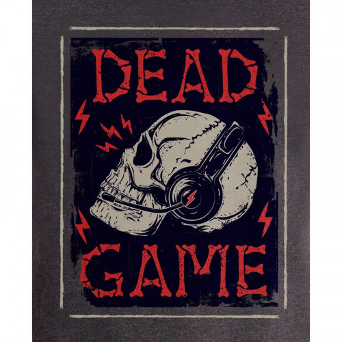 Tee-Shirt Gris Dead Game Geek